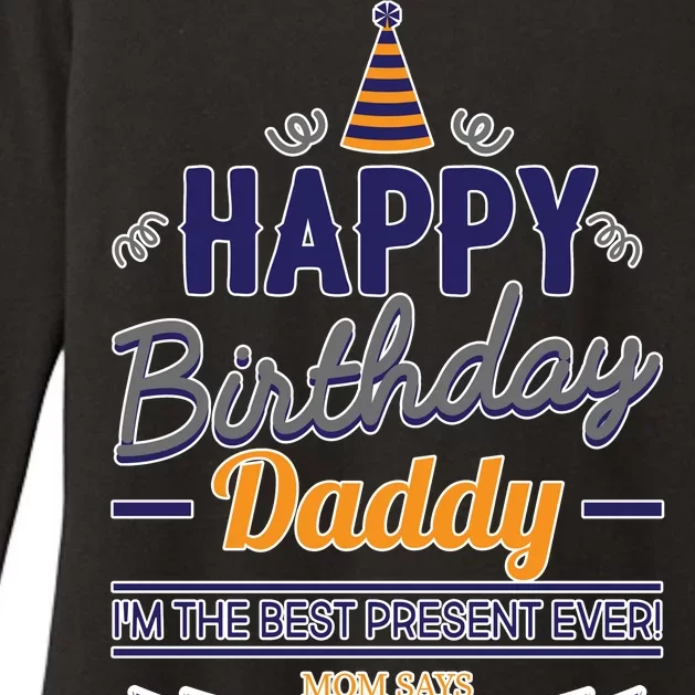 Happy Birthday Daddy Son Womens CVC Long Sleeve Shirt