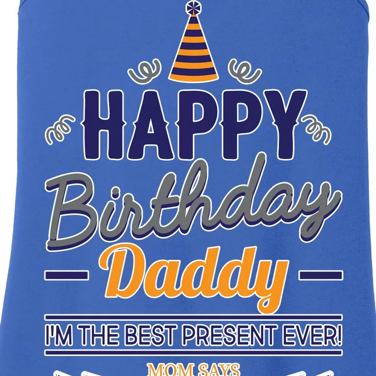 Happy Birthday Daddy Son Ladies Essential Tank