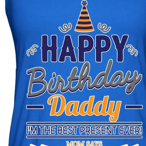 Happy Birthday Daddy Son Ladies Essential Flowy Tank