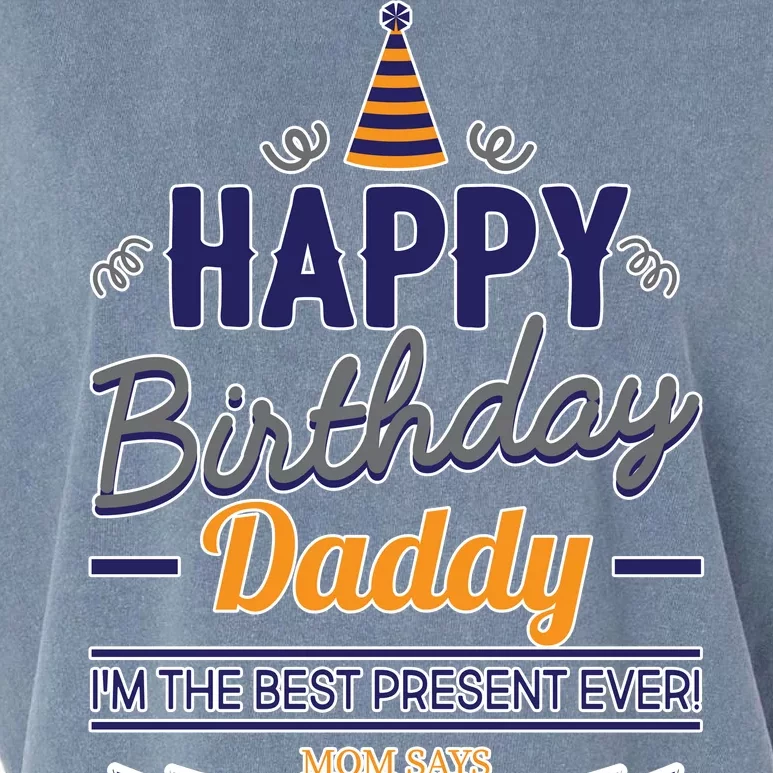 Happy Birthday Daddy Son Garment-Dyed Women's Muscle Tee