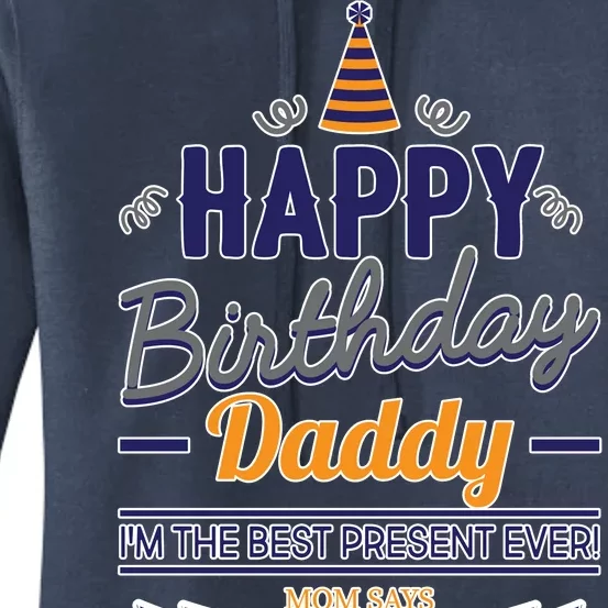 Happy Birthday Daddy Son Women's Pullover Hoodie