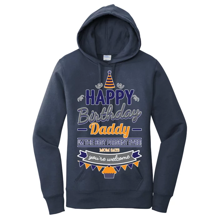 Happy Birthday Daddy Son Women's Pullover Hoodie