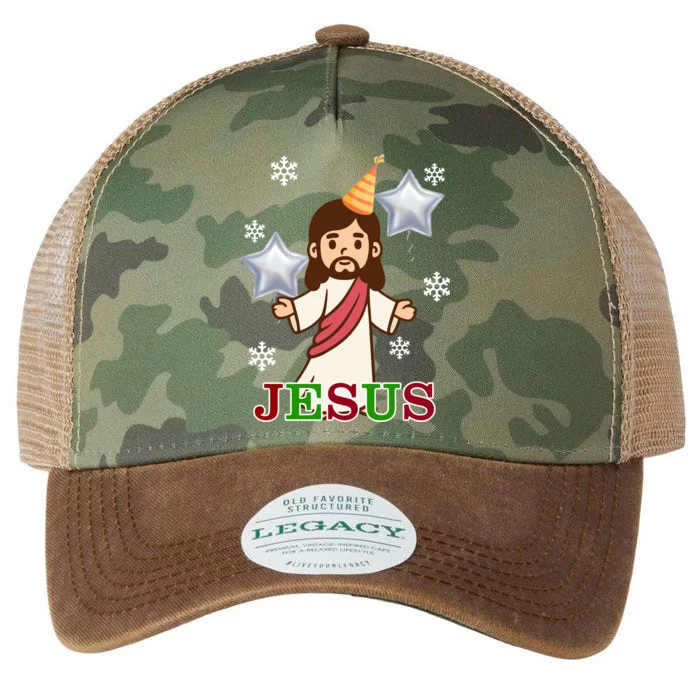 Happy Birthday Jesus Legacy Tie Dye Trucker Hat