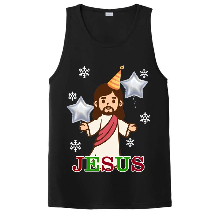 Happy Birthday Jesus Performance Tank