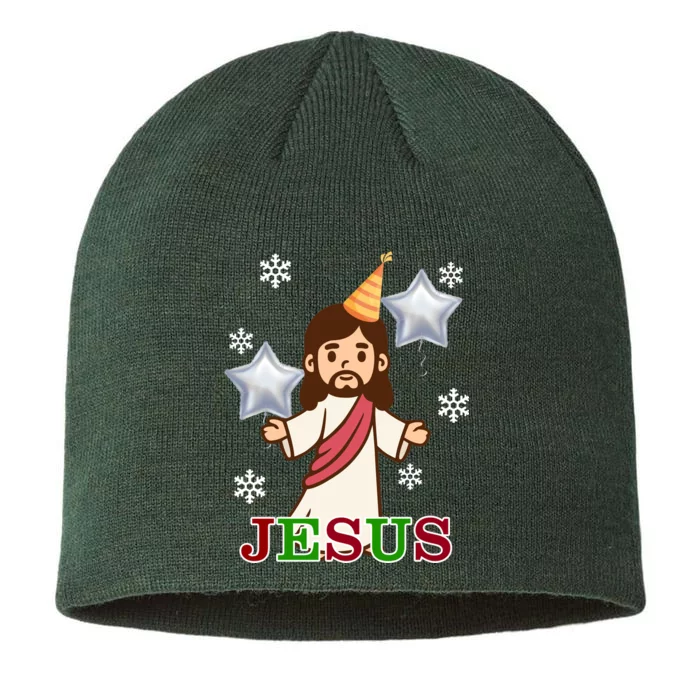 Happy Birthday Jesus 8 1/2in Sustainable Knit Beanie