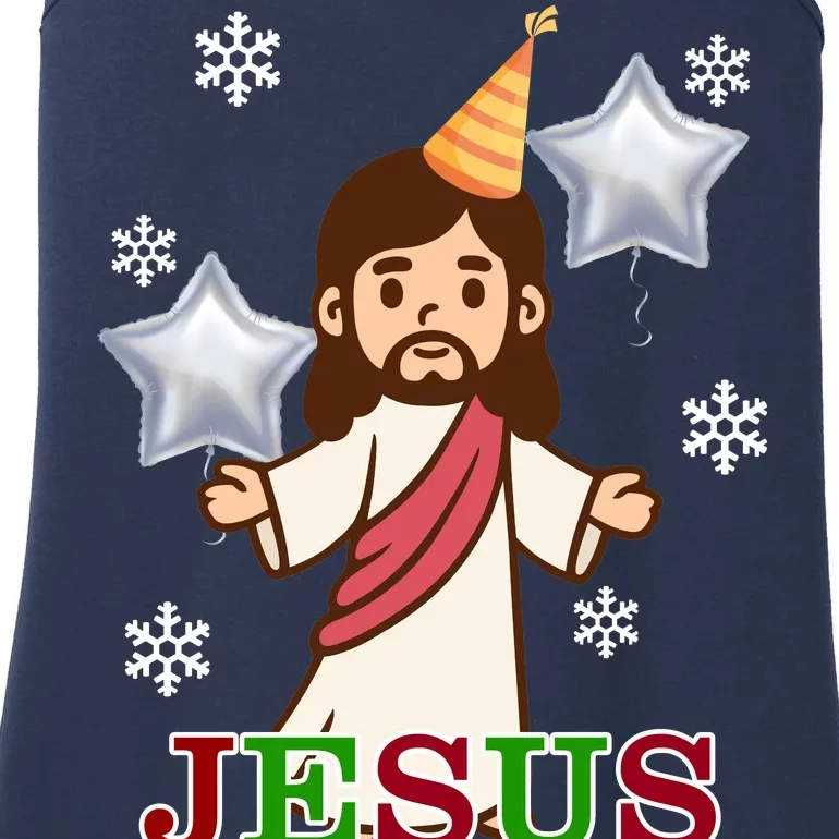 Happy Birthday Jesus Ladies Essential Tank