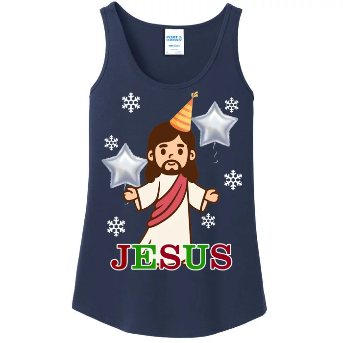 Happy Birthday Jesus Ladies Essential Tank