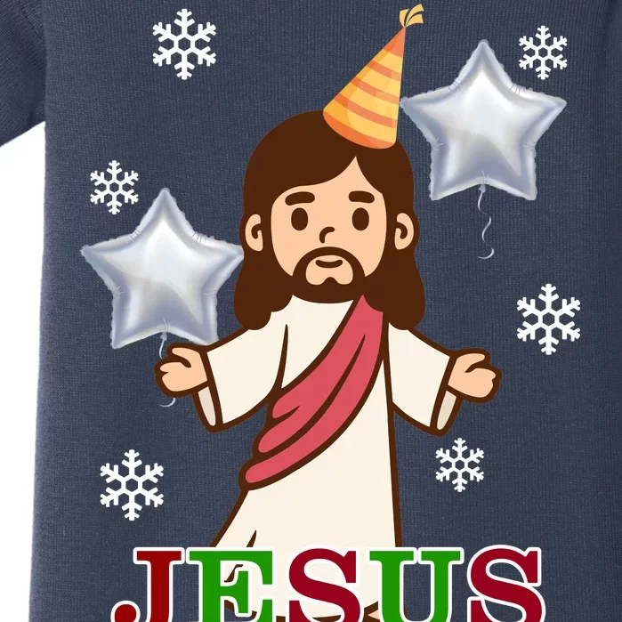 Happy Birthday Jesus Baby Bodysuit