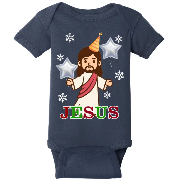 Happy Birthday Jesus Baby Bodysuit