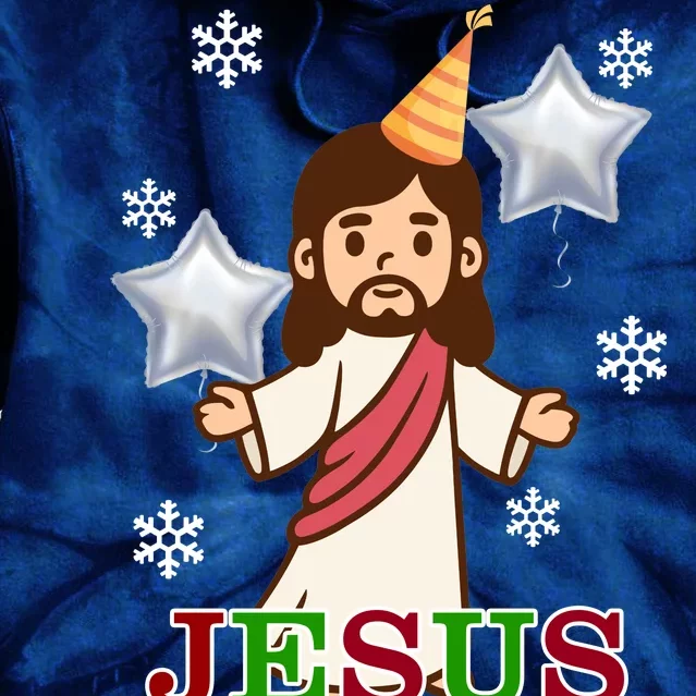 Happy Birthday Jesus Tie Dye Hoodie