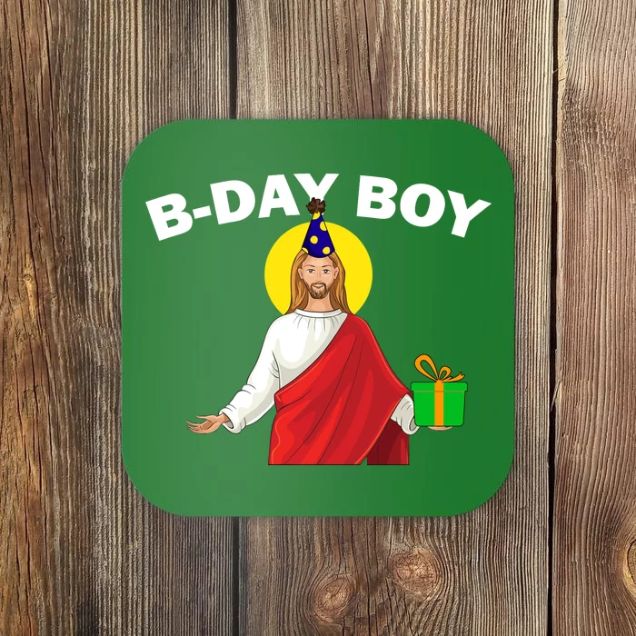 Happy Birthday Jesus! B-Day Boy Coaster