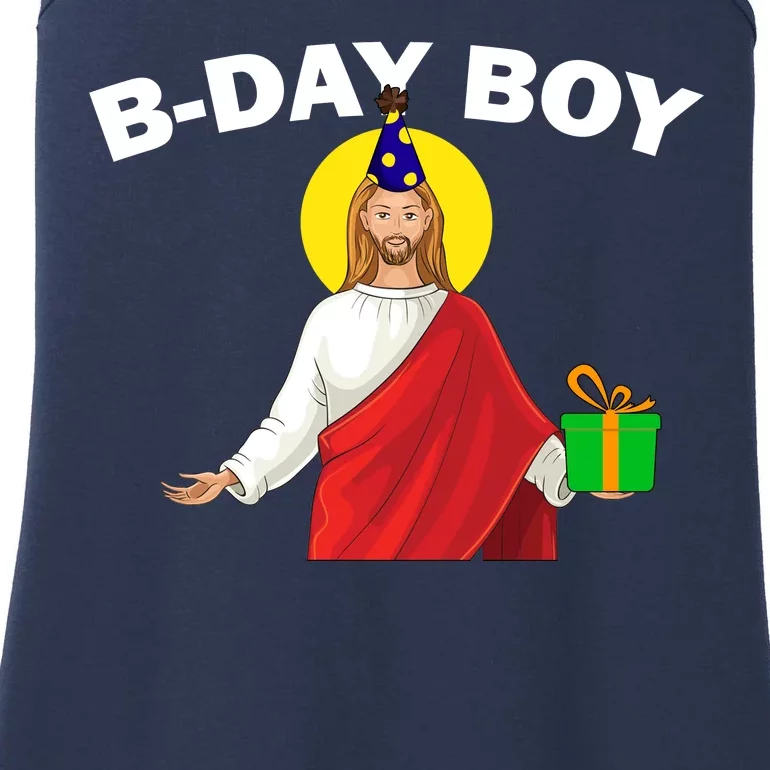 Happy Birthday Jesus! B-Day Boy Ladies Essential Tank