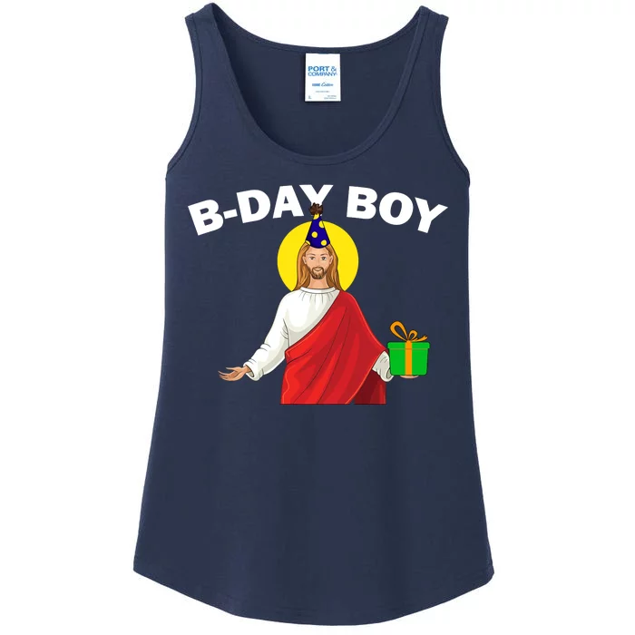 Happy Birthday Jesus! B-Day Boy Ladies Essential Tank