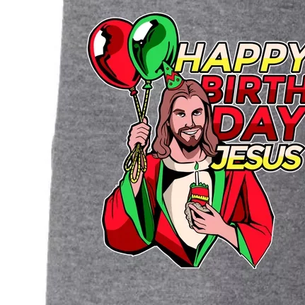 Happy Birthday Jesus Funny Christmas Birthday Boy Doggie 3-End Fleece Hoodie