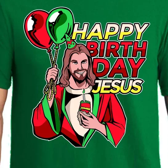 Happy Birthday Jesus Funny Christmas Birthday Boy Pajama Set