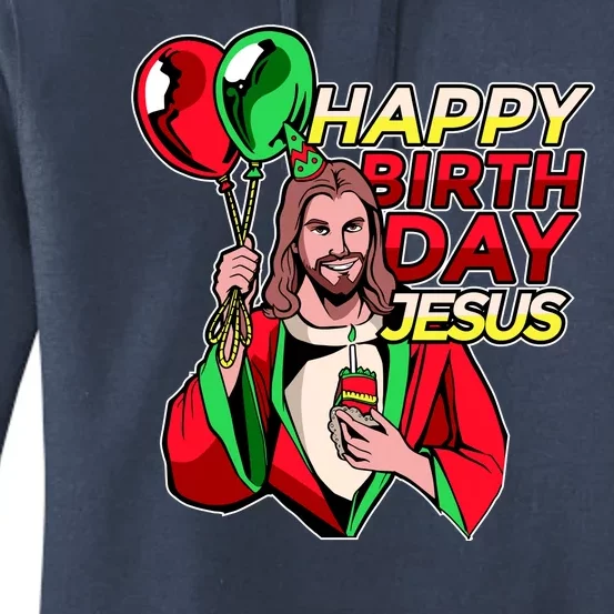 Happy Birthday Jesus Funny Christmas Birthday Boy Women's Pullover Hoodie