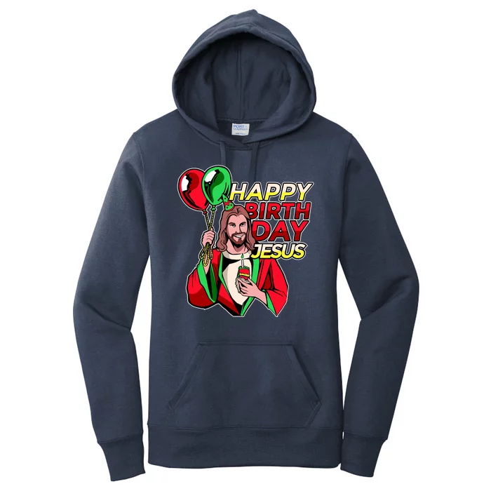 Happy Birthday Jesus Funny Christmas Birthday Boy Women's Pullover Hoodie