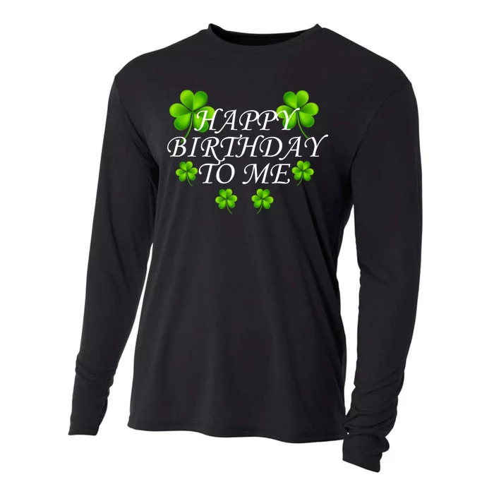 Happy Birthday To Me St. Patrick's Day Cooling Performance Long Sleeve Crew