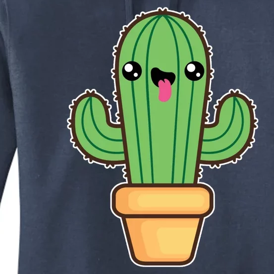 Happy Cactus Women's Pullover Hoodie