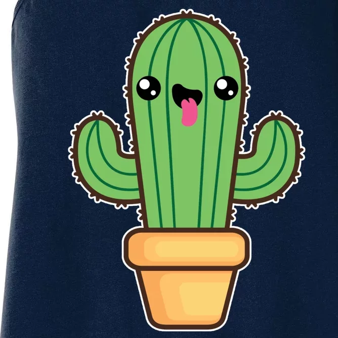 Happy Cactus Women's Racerback Tank