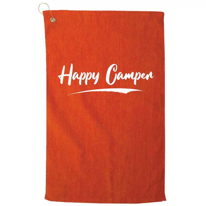 Happy Camper Platinum Collection Golf Towel