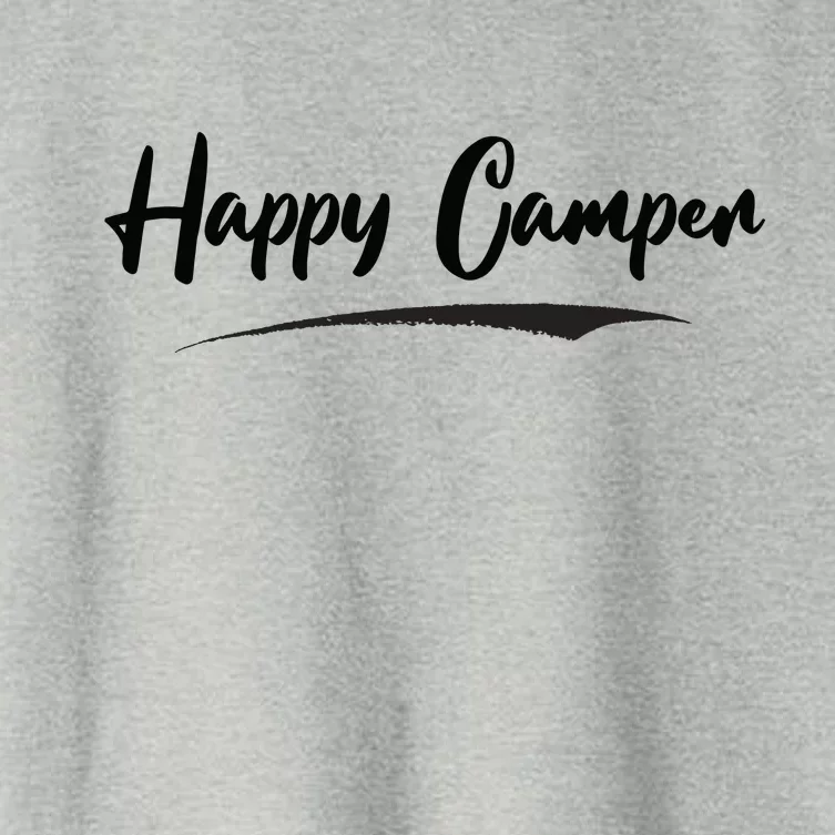 Happy Camper Women's Crop Top Tee