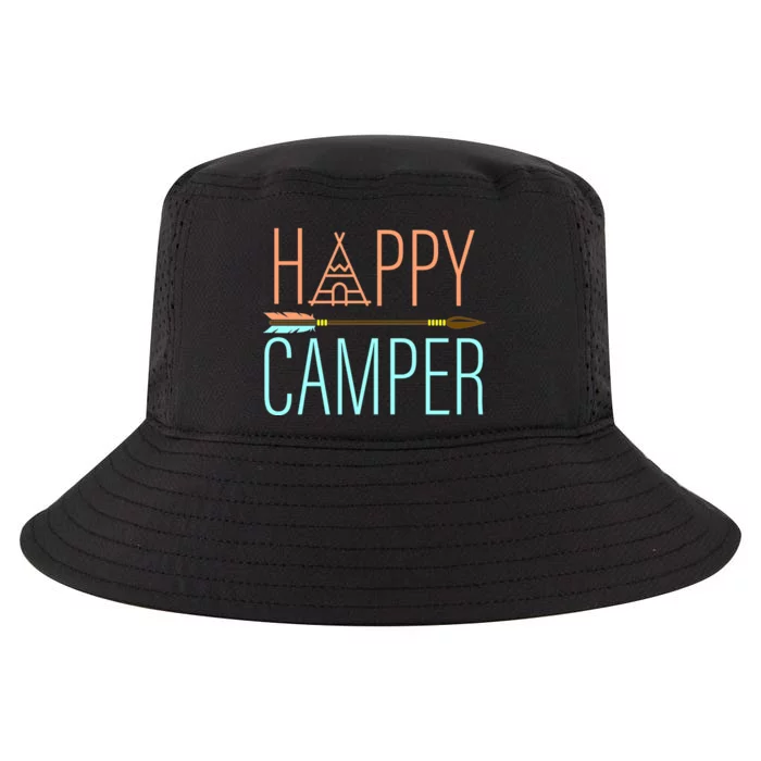 Happy Camper Funny Camping Cool Comfort Performance Bucket Hat