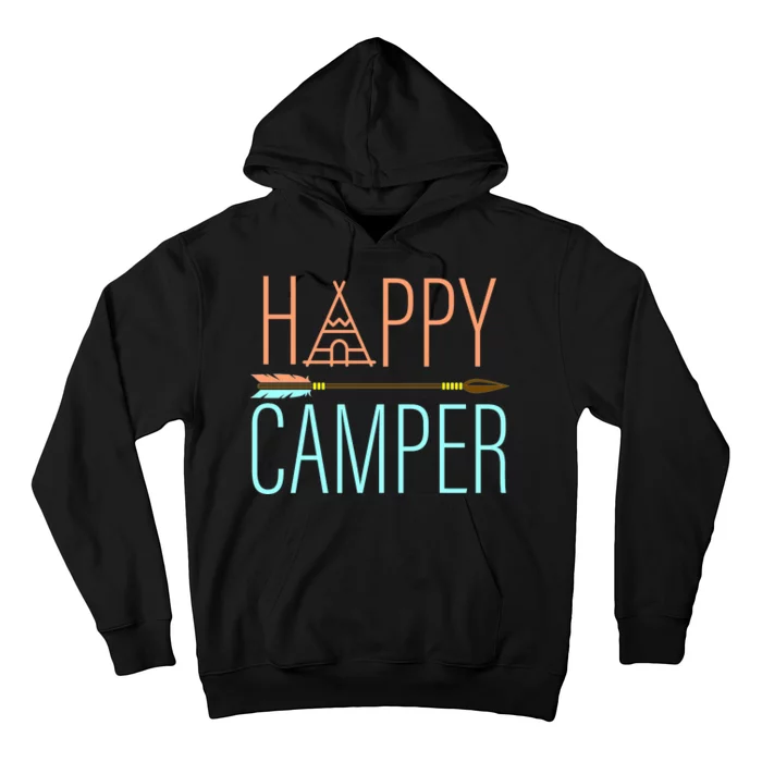 Happy Camper Funny Camping Hoodie