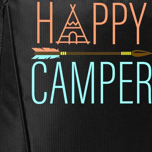 Happy Camper Funny Camping City Backpack