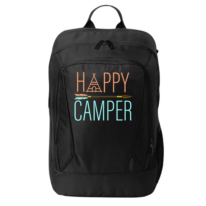 Happy Camper Funny Camping City Backpack