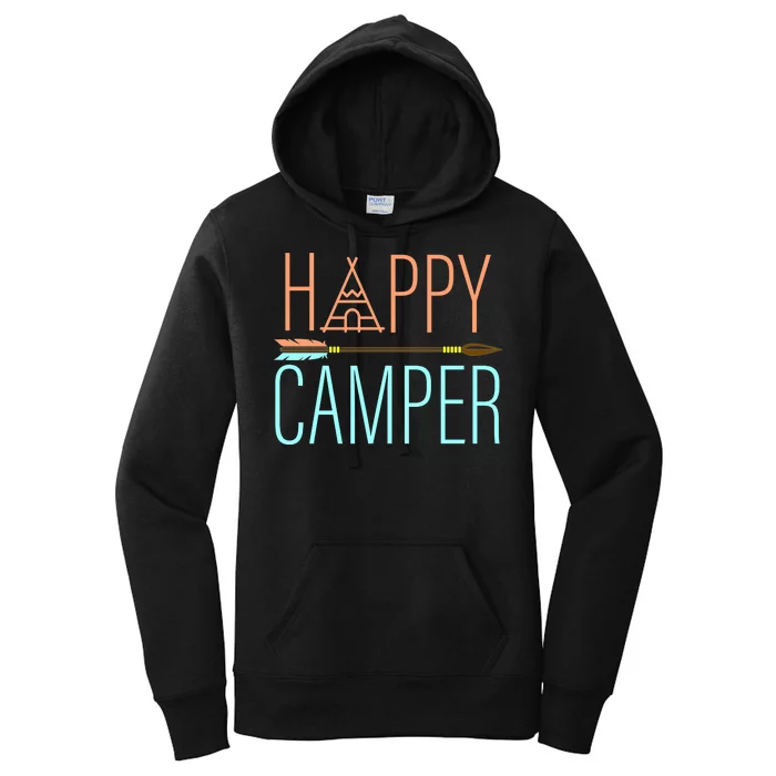 Happy Camper Funny Camping Women's Pullover Hoodie