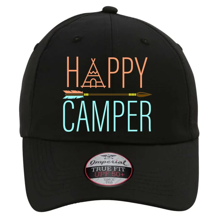 Happy Camper Funny Camping The Original Performance Cap