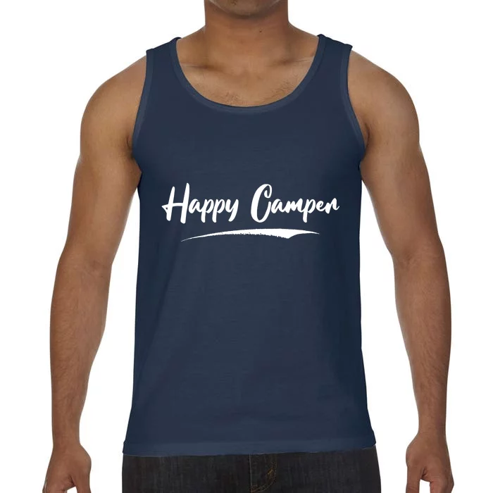 Happy Camper Funny Camping Meme Comfort Colors® Tank Top