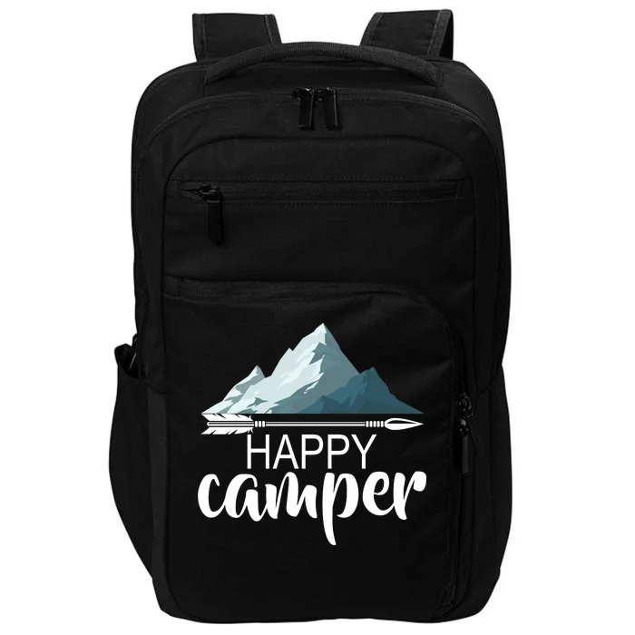 Happy Camper In The Mountains Impact Tech Backpack