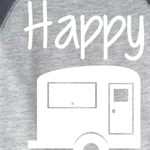 Happy Camper RV Camping Toddler Fine Jersey T-Shirt