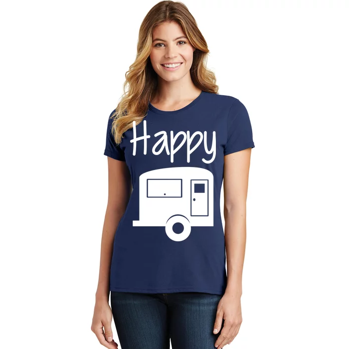 Happy Camper RV Camping Women's T-Shirt