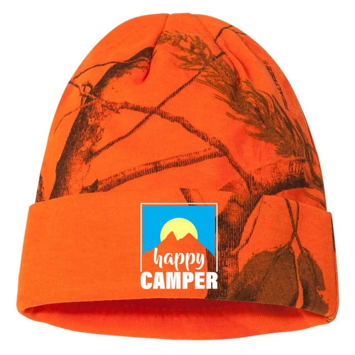 Happy Camper Sunrise Over Mountains Kati - 12in Camo Beanie