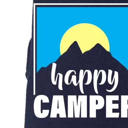 Happy Camper Sunrise Over Mountains Doggie 3-End Fleece Hoodie