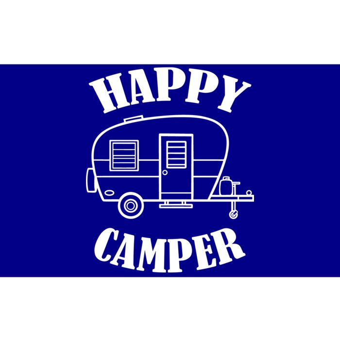 Happy Camper Trailer Bumper Sticker