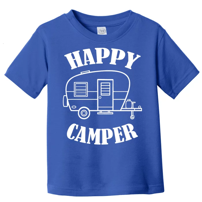 Happy Camper Trailer Toddler T-Shirt