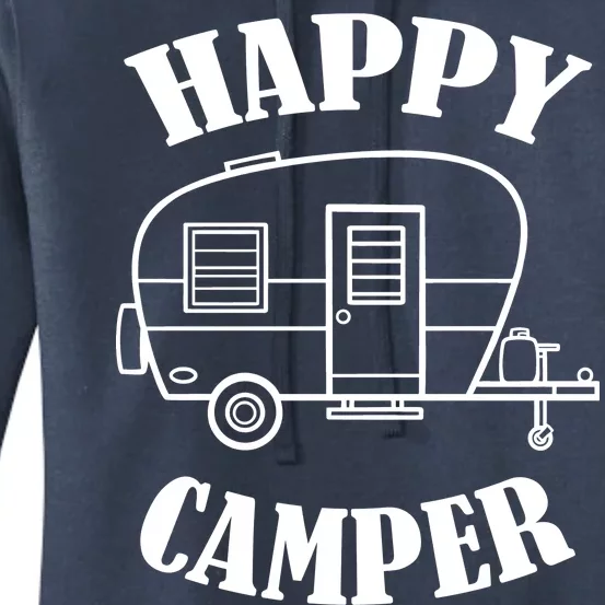 Happy Camper Trailer Women's Pullover Hoodie