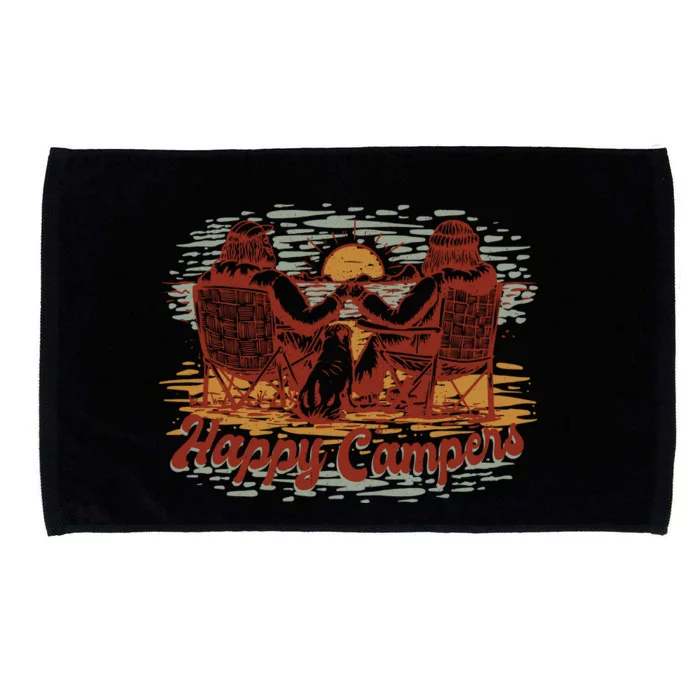 Happy Campers Microfiber Hand Towel