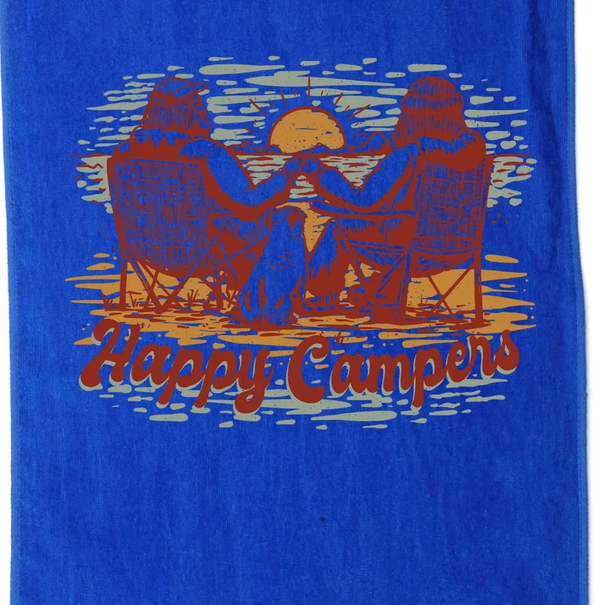 Happy Campers Platinum Collection Golf Towel