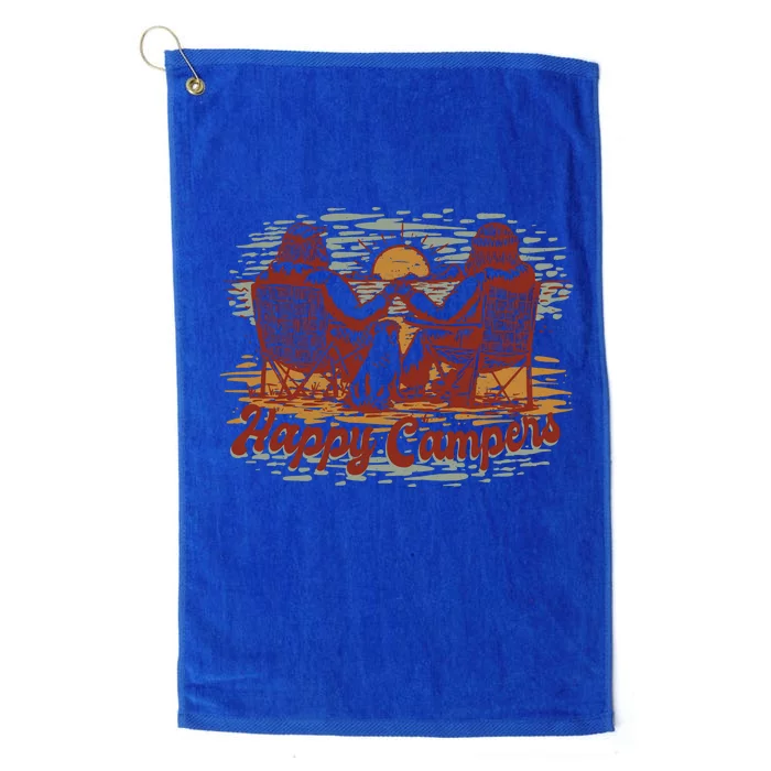 Happy Campers Platinum Collection Golf Towel