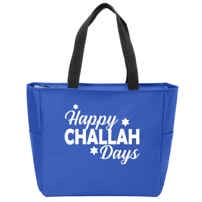 Happy Challah Days Zip Tote Bag