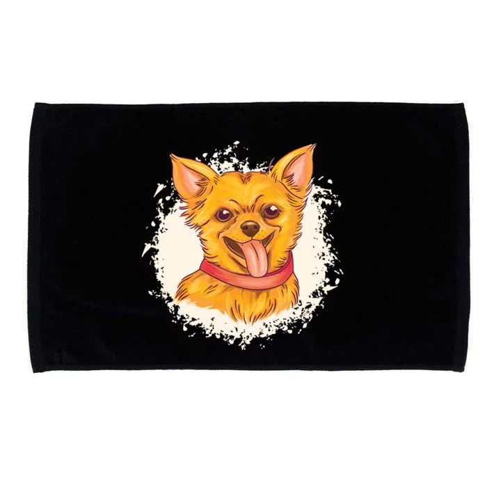 Happy Chihuahua Microfiber Hand Towel