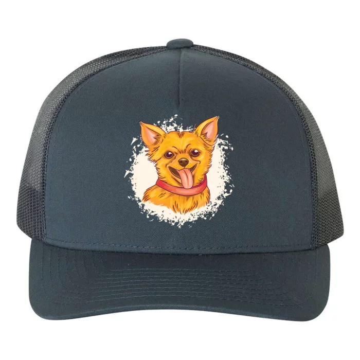 Happy Chihuahua Yupoong Adult 5-Panel Trucker Hat