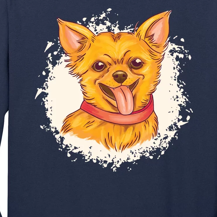 Happy Chihuahua Tall Long Sleeve T-Shirt