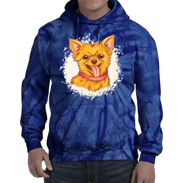 Happy Chihuahua Tie Dye Hoodie