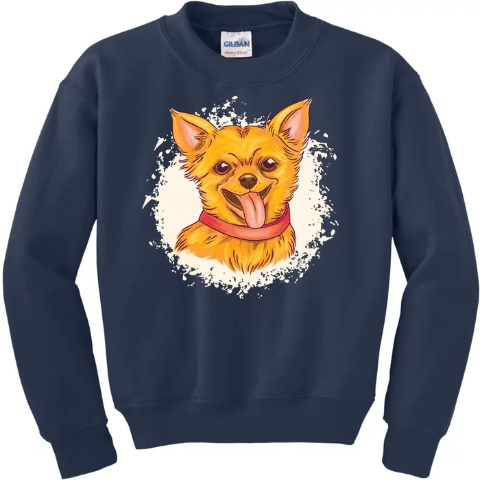 Happy Chihuahua Kids Sweatshirt